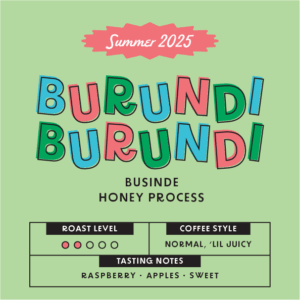 Burundi - Businde - Honey Process